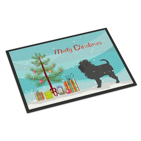 Carolines Treasures Affenpinscher Merry Christmas Tree Indoor or Outdoor Mat 18x27 BB2966MAT